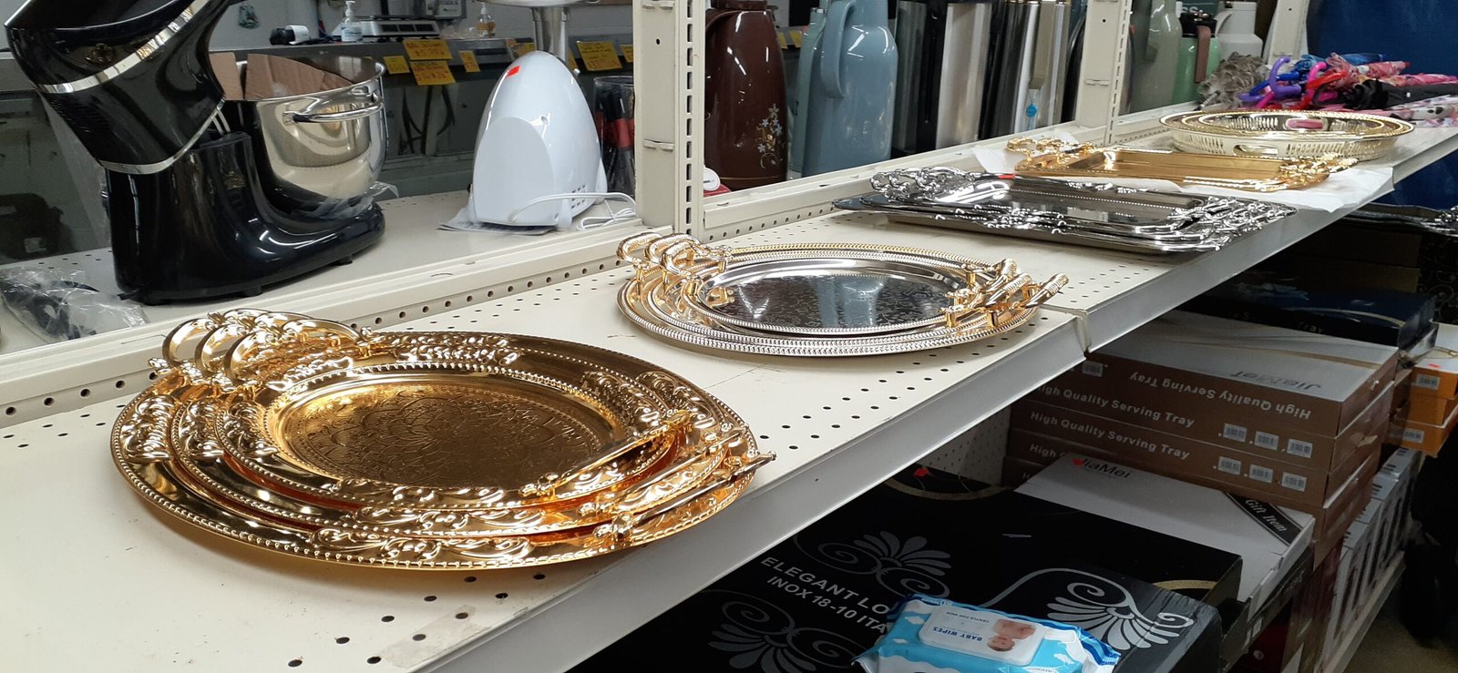finest store sliver platters