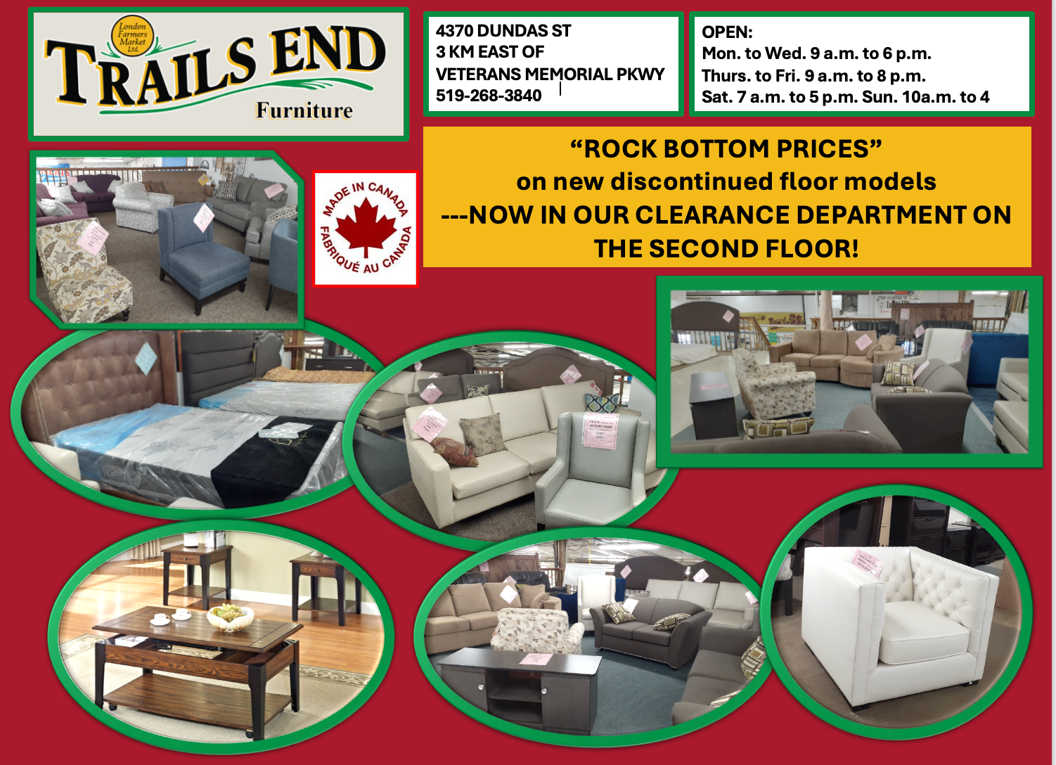 kates corners clearance department november 2025