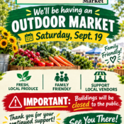 saturday sept 19 outdoor market