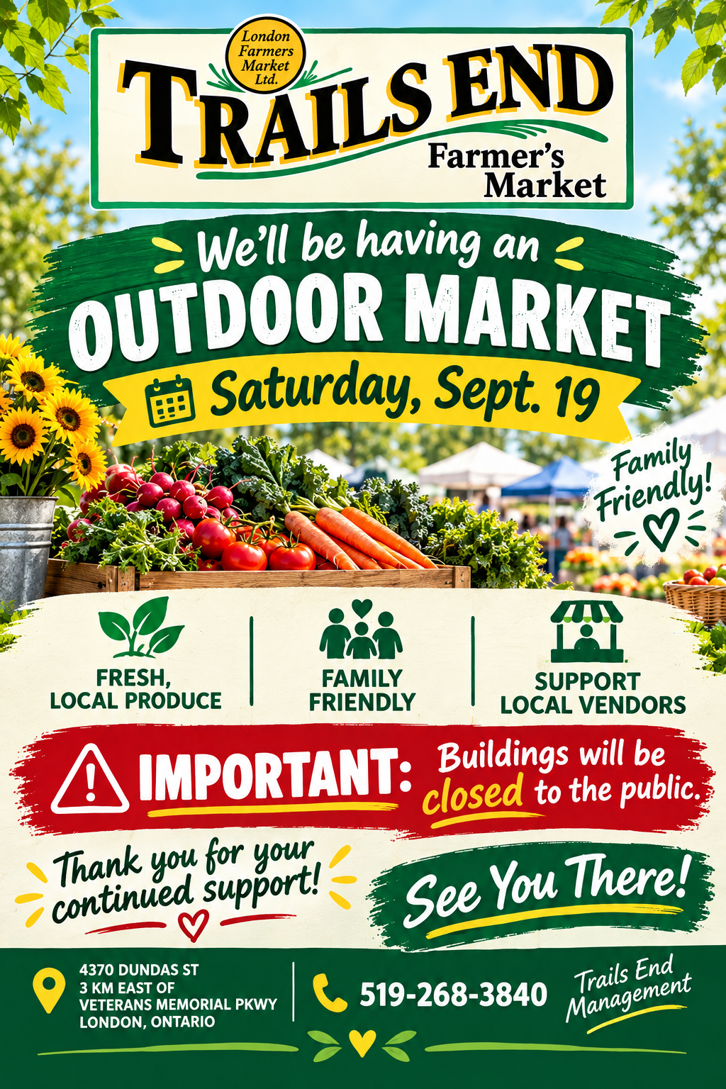 saturday sept 19 outdoor market